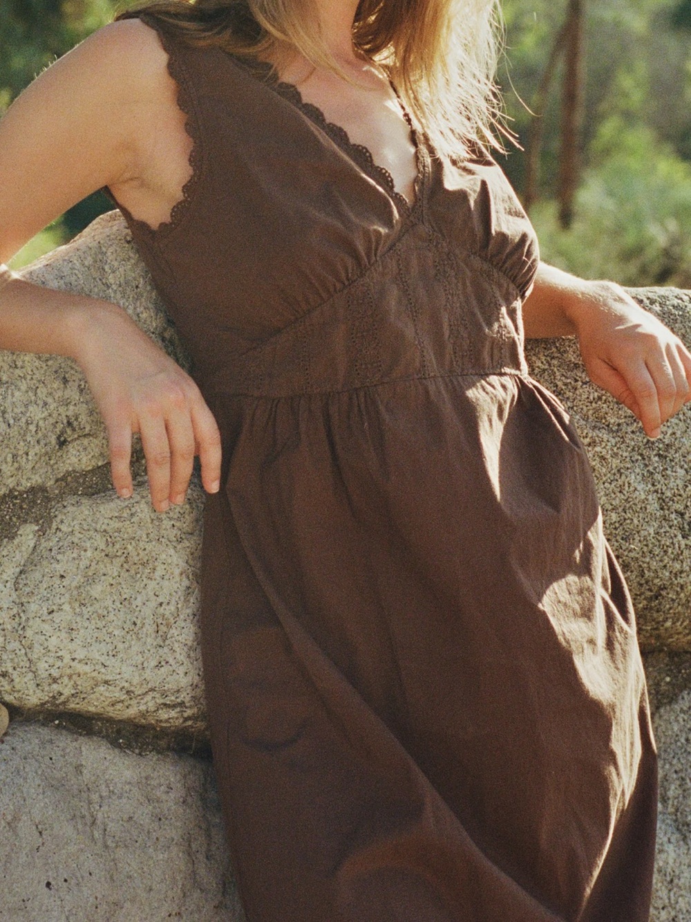LA Relaxed Makinna Poplin Dress